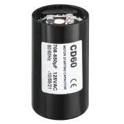 Motor Start Capacitor 708-850uF/Mfd 125V 50/60Hz CD60 Run Capacitor Motor Sta...