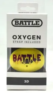 Battle 3D Chrome Drip Oxygen Mouthguard (Yellow/Pink)