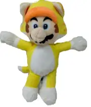 Licensed Nintendo Official Super Mario Fullbody Soft Plush, 8.5" Small-YELLOW