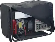 Labymos Portable Generator Cover with Waterproof Coating Protective Small Generator Cover Sun Shade Cover UV Cover with Drawstring Hook& Loop Fasteners 30 x 24 x 20 Inch
