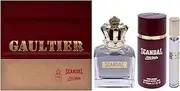 [Jean Paul Gaultier] Scandal For Men 3 Pc Gift Set 3.4oz EDT Spray, 0.34oz EDT Spray, 5.1oz Deodorant Spray