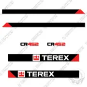Fits Terex CR452 Decal Kit Paver Sticker Replacements CR 452