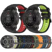 For Garmin Instinct3 45MM 50MM Quick Fit Replacement Silicone Band Strap+Tool