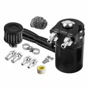 Engine Crank Case Breather Filter Car Oil Catch Can Reservoir Tank w/Steel Wool (for: Toyota)