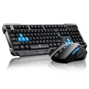 Keyboard Mouse Combos,Waterproof Multimedia 2.4GHz Wireless Gaming Keyboard w...