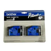 New Brother TC20 Label Tape Cassettes Black P Touch Factory Sealed