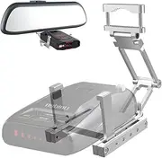 Radar Detector Mount,Aluminum Radar Mounting Base,Mirror Mount Radar Detector Bracket,For Uniden,Cobra,Escort,Valentine V1,Beltronics, Whistler,Rocky Mountain Phantom-T etc Radar Detectors (silvery)