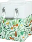 Large Canvas Storage Basket - Collapsible Laundry Hamper with Handles, 32x32x45c
