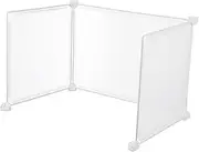ROMISBABA Self Standing Sneeze Guard Board Protective Sneeze Guard Partition for School