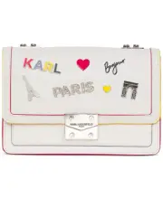BAG KARL LAGERFELD WOMEN CORINNE SMALL SHOULDER LH4HC9CU WHT