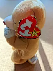 Ty Beanie Baby HOPE Prayer Bear With ALL Tag Errors SUPER RARE 1998