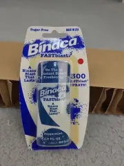 1x Binaca Fast Blast Breath Freshener PepperMint Spray 0.50 fl oz 300 Sprays