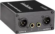 Peakloong 1 PCS LA2XS Audio Isolator Noise Reduction Filter Eliminates Current Noise 6.5 XLR Mixer Audio Isolators