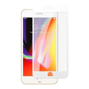 【GlassJP会所】IPhone 6/6S 4.7吋 9H滿版玻璃鋼化膜白框高清手機保護貼