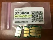 4 x Toner Chip for Konica Minolta Magicolor 3730, 3730dn Refill