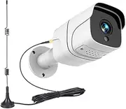 Tuya IP Camera 5G WiFi 4MP Metal Bullet Cam Outdoor Security Protection CCTV Video Surveillance Motion Detection(U/K,Alexa Camera 32G SD)