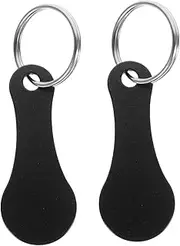 [Gadpiparty] 2Pcs Shopping Trolley Release Keys Elegant Keychain Token Remover for Grocery Carts Portable Shopping Cart Unlocker Keyring Metal Trolley Token Key Fob