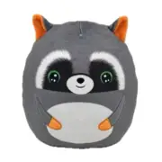 TY Beanie Squishies (Squish-A-Boos) Plush - SNEAKY the Raccoon (10 inch) - MWMTs