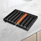 Cast Iron Cornbread Pan 8 Grids Sausage Pan for Cooking Breakfast Outdoor