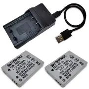 Battery Pack / USB Charger For Canon PowerShot S100 S100V S110 NB-5L Brand New