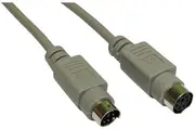 PS/2 Extension Cable 6 Pin Mini Din Male to Female Lead 10 Metres