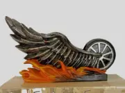 Bottle Holder Fueled by Fire DWK Corporation Flames Tire Wings Collectible R3-3