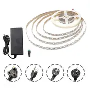 DC12V 5M Red:Blue 5:1 Non-waterproof SMD5050 Full Spectrum LED Strip Grow Light + Power Supply 7184 EU PLUG