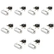10 KEYED DIFFERENT Vending machine T Handle locks Cylinder Plug Lock Universal