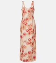 [SIR] SIR Bettina printed linen maxi dress AU 6 multicoloured