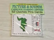 Picture & Sounds - Flashcards for Preschool 52 Cards- Teaching supplies