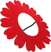 Party Dress Halloween Costume for Halloween Has Costume Halloween Accessories Fun Performance Props Floral Cosplay Costume Prop Dance Headgear Dance Props Red Felt Cloth ifundom