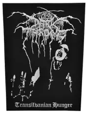 Darkthrone Transilvanian Hunger Back Patch | Norwegian Black Metal Band Logo