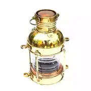 Brass Nautical Decor Antique Vintage 12 Inch Brass Kerosene Oil lamp