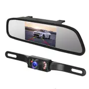 5In Lcd Mirror Dash Cam Monitor Wireless Car Rear View Backup Camera NightVision (for: Audi)