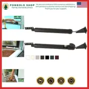 Bronze Touch 'n Hold Door Closer - Smooth Operation & Easy Replacement for Homes