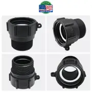 IBC Tote Fittings Adapter 2" Female Buttress Coarse Thread x 2" Male NPT Pipe 4p