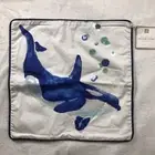 Pottery Barn Teen Sea Creature Sequin Whale Pillow Cover 16" NEW Ocean Sea NWT