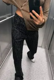 Zara Sequins Pant Size XS