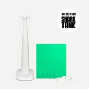 FLAUS Electric WHITE Flosser Starter Kit (Shark Tank) 45 Replacement Heads NEW