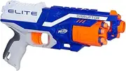 NERF - Elite - Disruptor Blaster - Slam-fire action - 6-dart rotating drum - 6 official Nerf Elite Darts - Outdoor Games and Toys for Kids - Boys and Girls - Ages 8+