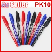 10x AU Tattoo Tool Surgical Marker Marking Pen Dual-Tip Skin Scribe Piercing