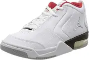 Nike Jordan Big Fund (GS), Women's High Neck Sneaker, Gold White Metallic Silver Black 100, 2.5 UK