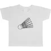 'Shuttlecock' Children's / Kid's Cotton T-Shirts (TS025505)