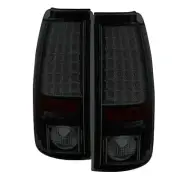 Spyder Fits Chevy Silverado 1500 03-06 (Not Fit Stepside)LED Tail Lights Blk Smk