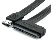Selling Dual Power eSATA USB 12V 5V Combo to 22Pin SATA USB Hard Disk Cable High Quality Drop