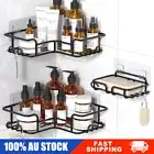 3x Stainless Steel Bath Shower Caddy Corner Storage Shelf Holder Rack Organiser
