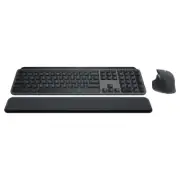 Logitech MX Keys S Combo Performance Wireless Keyboard and Mouse with Palm Rest
