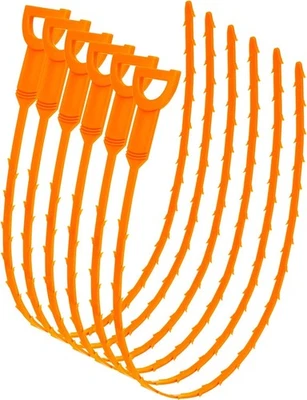 25 Inch Snake Drain Clog Remover Tool, 6PCS Hair Drain Cleaner Tool, Hair Cather
