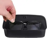 Interior Rear View Mirror,Car Sunglasses Storage Box Rearview Mirror - Up Down Left Right Adjustable Tool, Wide Angle Organizer for Caravan, Minivan, Truck, Sedan