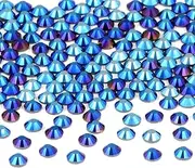 1440 Pieces SS20 Black AB Hotfix Rhinestones Flatback Round Crystal Glass Rhinestones Gems for Crafts Nail Face Art Clothes Shoes Bags DIY